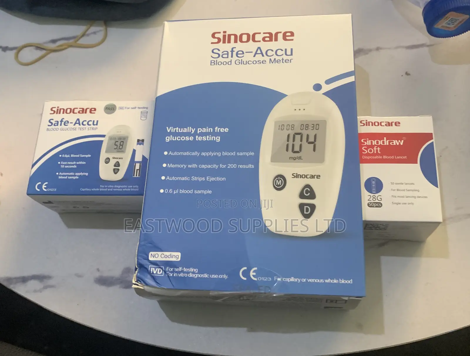 Sinocare Safe- Accu Glucometer + 50strips and Lancets in Sowutwuom ...