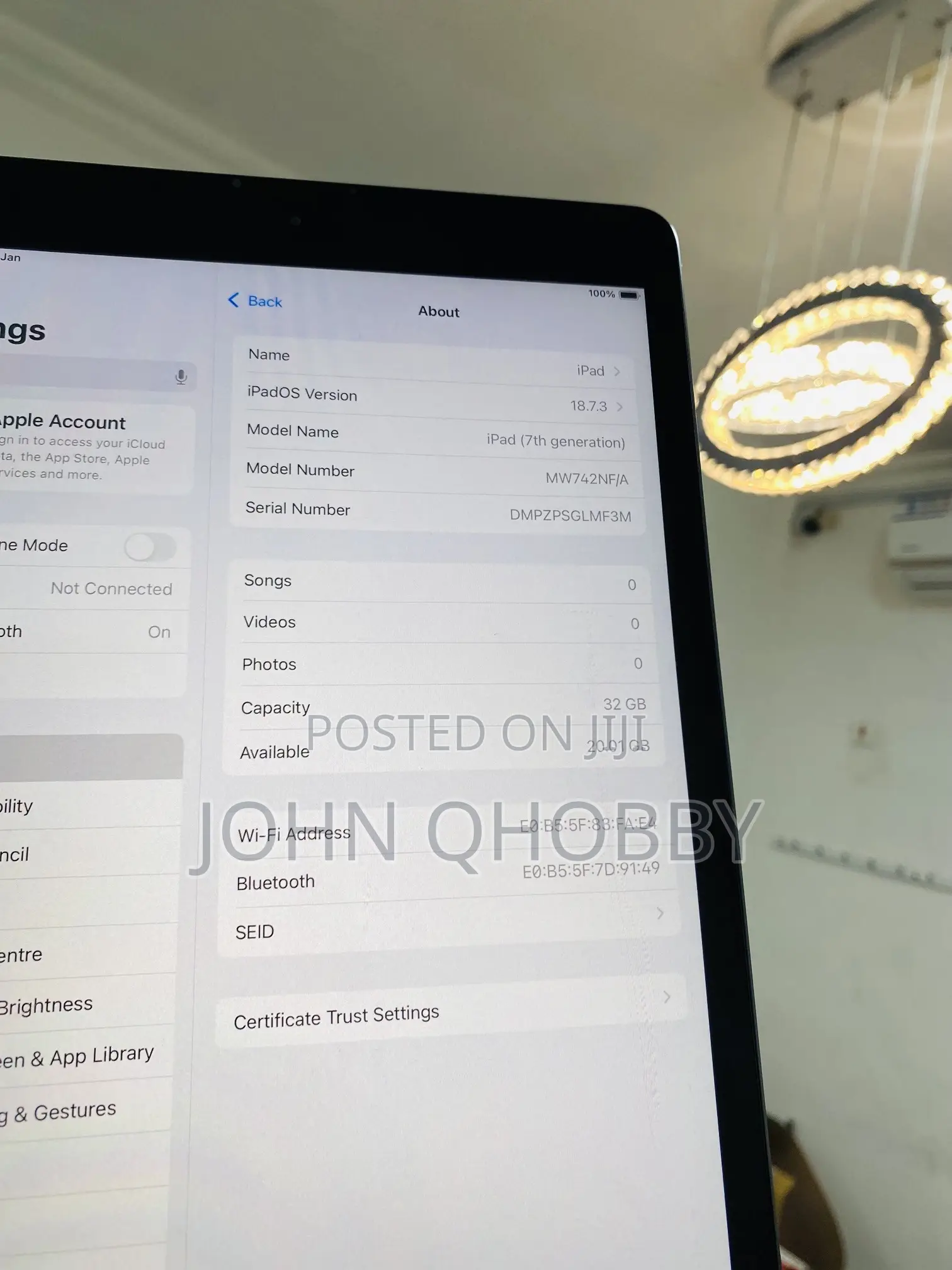 Apple iPad 10.2 (2019) 32 GB Black