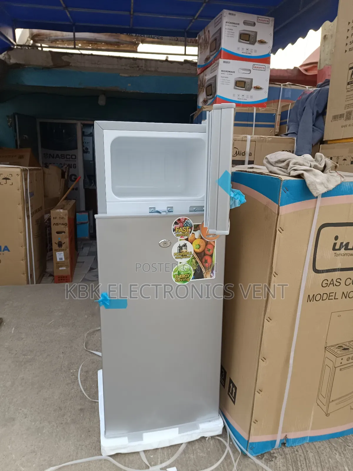 Galaxy 85liter Table Top Double Door Refrigerator