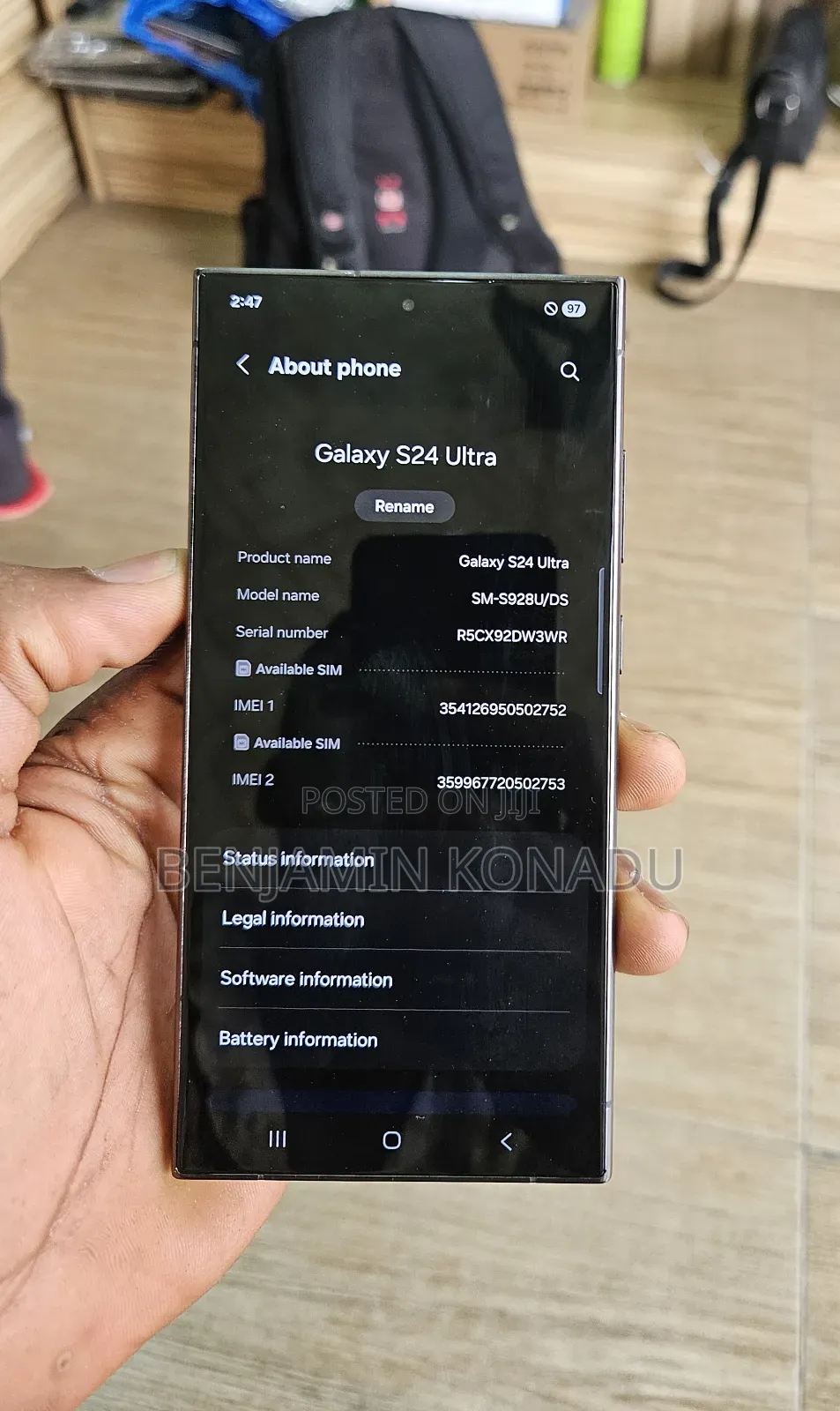 Samsung Galaxy S24 Ultra 256 GB Gray