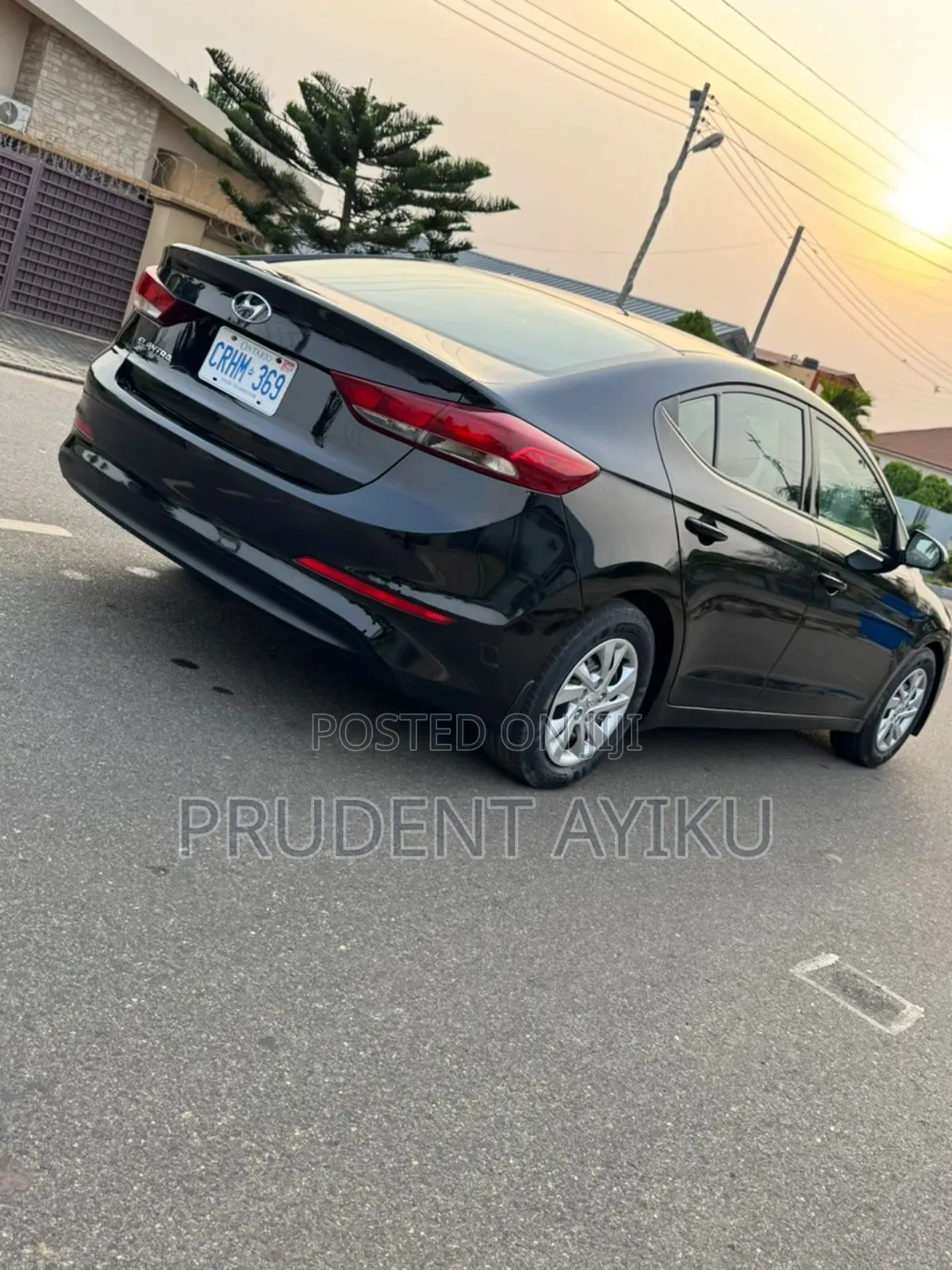 Hyundai Elantra Value Edition Sedan FWD (2.0L 4cyl 6A) 2017 Black