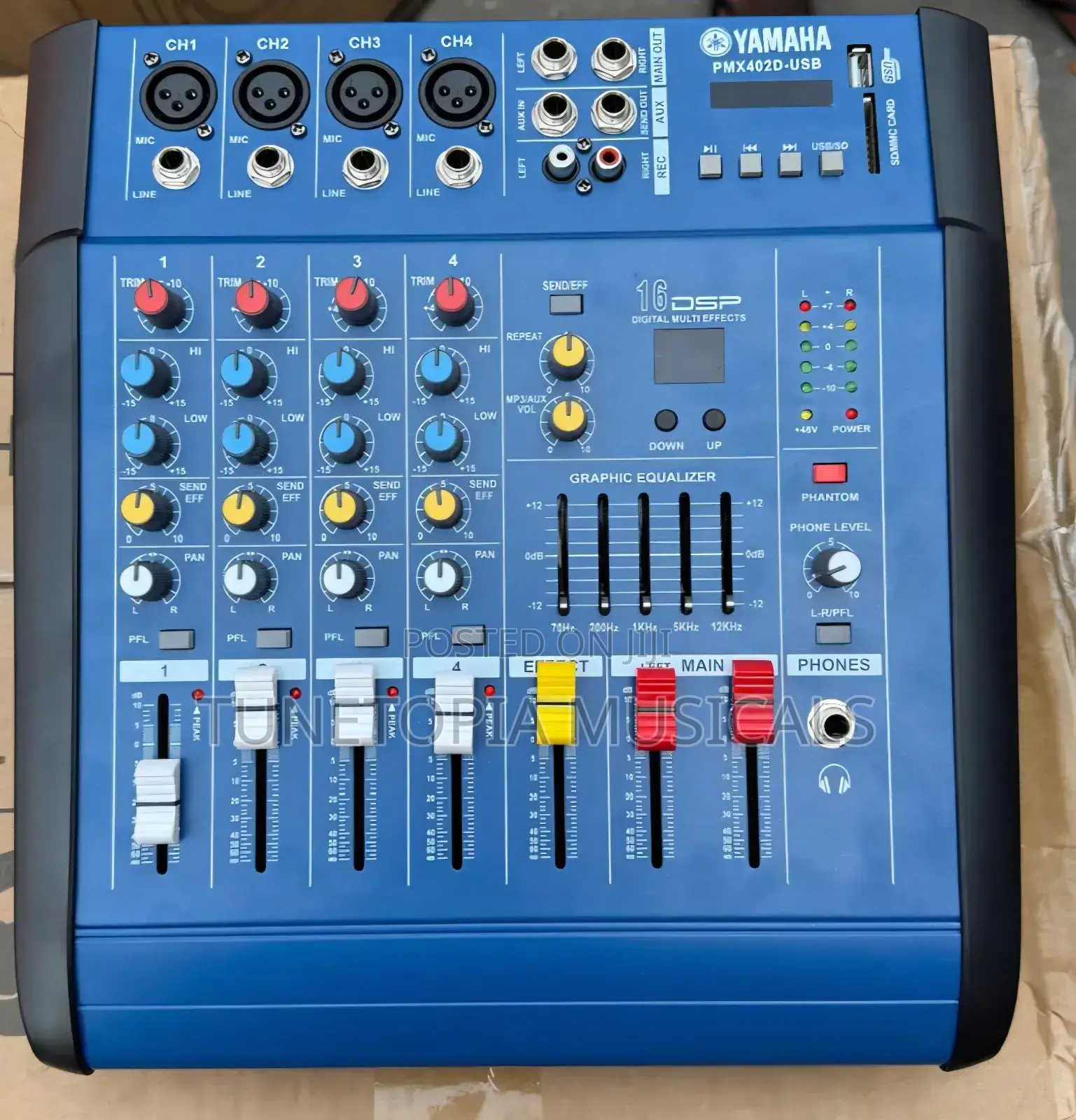 Yamaha Pmx402d Usb 4-Channel Powered Audio Mixer