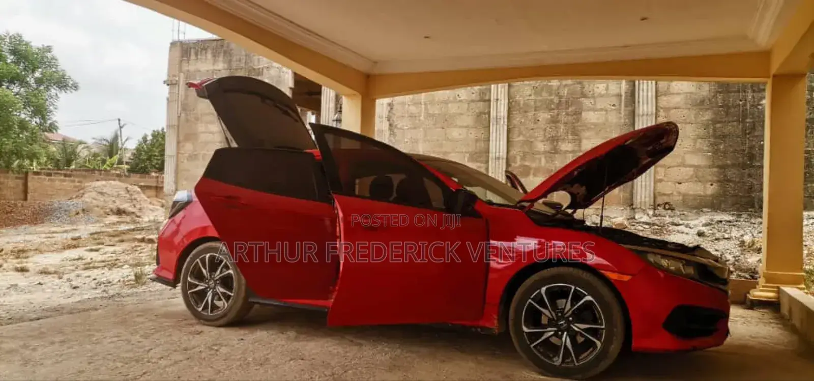Honda Civic EX Hatchback 2018 Red