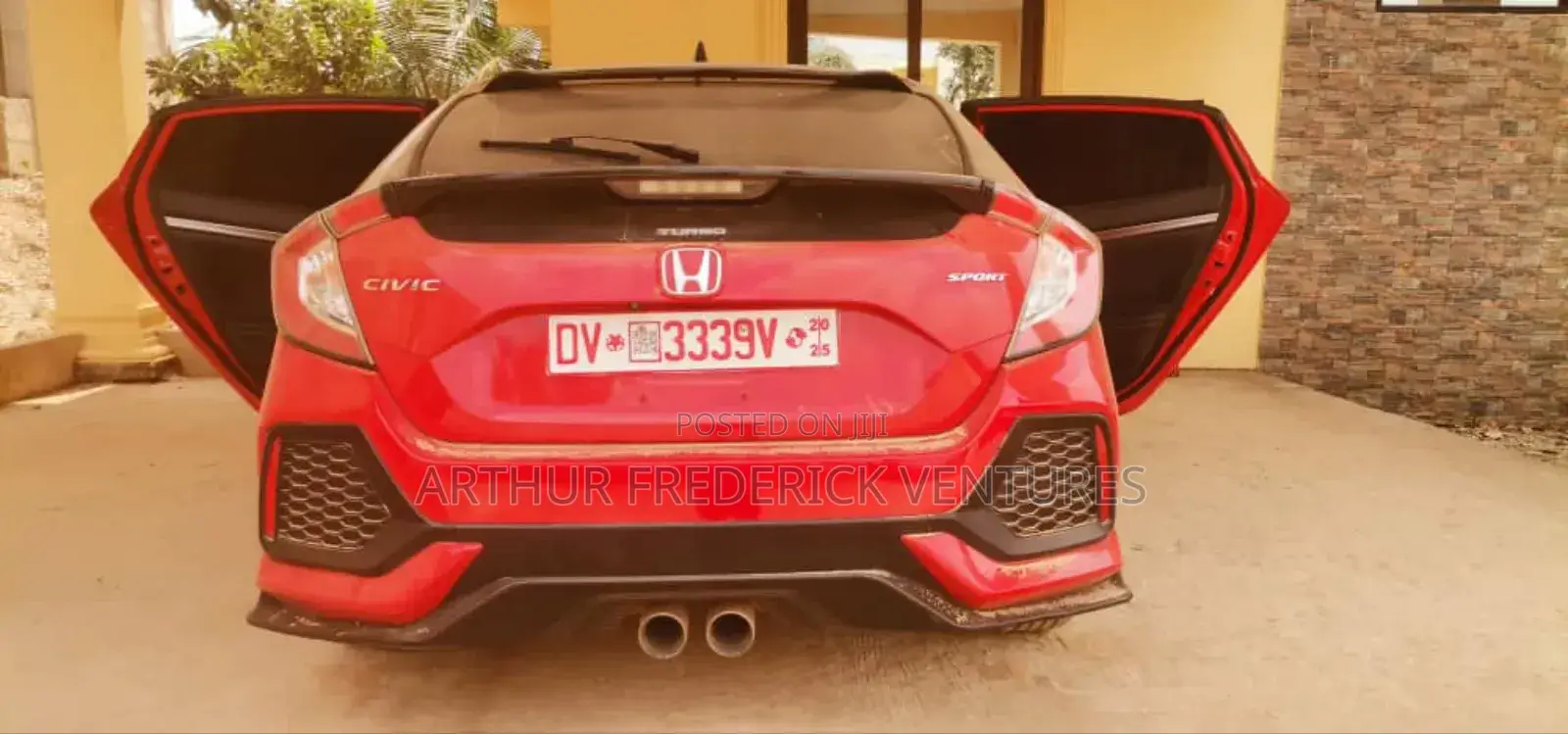 Honda Civic EX Hatchback 2018 Red