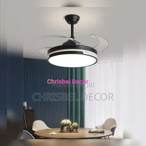 Retractable Fanlight With Remote Control.