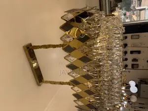 Oval Plated Chandelier