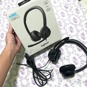 Logitech H390 Wired Headset With Noice Cancelling Microphone Usb
