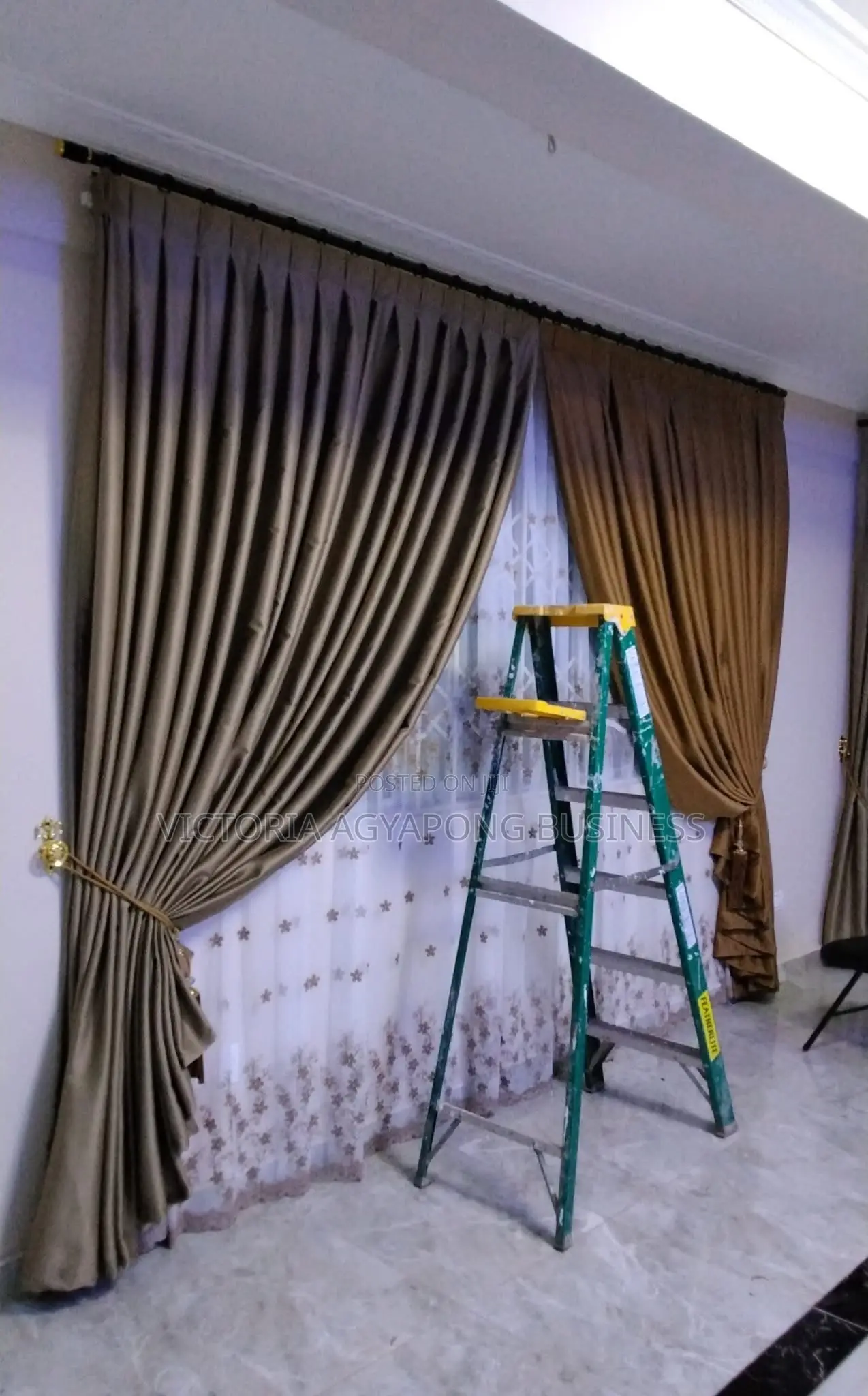Champagne Color Curtains Available