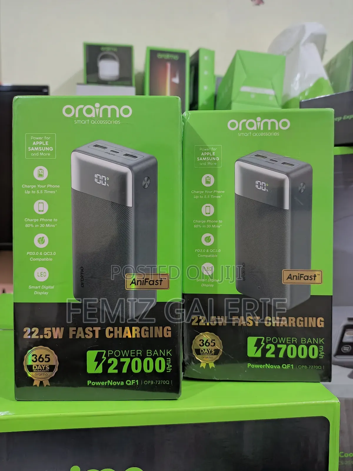 Oraimo Powernova Qf1 27000mah 22.5w Power Bank