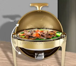 Stainless Steel Gold Plated Chaffing Dish