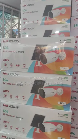 Hikvision 4mp Ip 4g Solar Camera Aov S04 Two Ways Audio