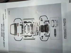 2022 2024 Toyota Land Cruiser Lc300 Face Lift Body Kit