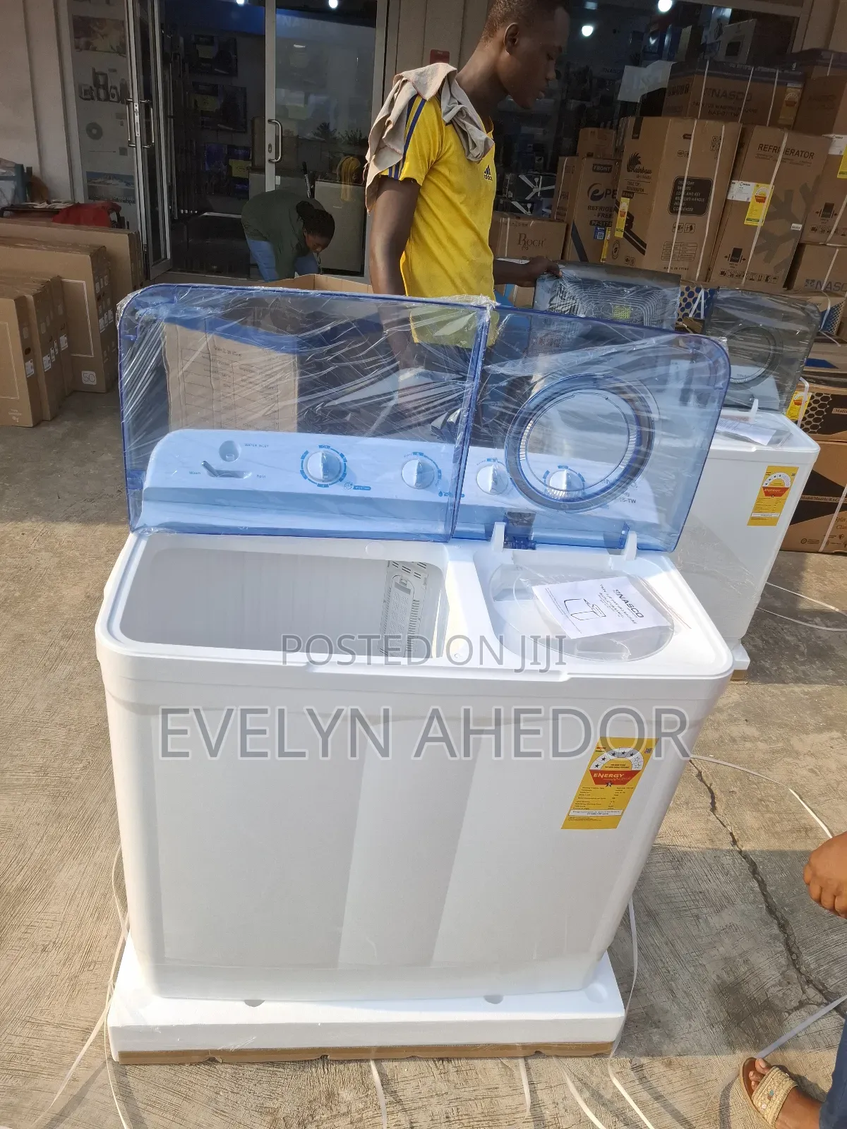 Nasco Wide Size 15kg Washing Machine Semi Automatic