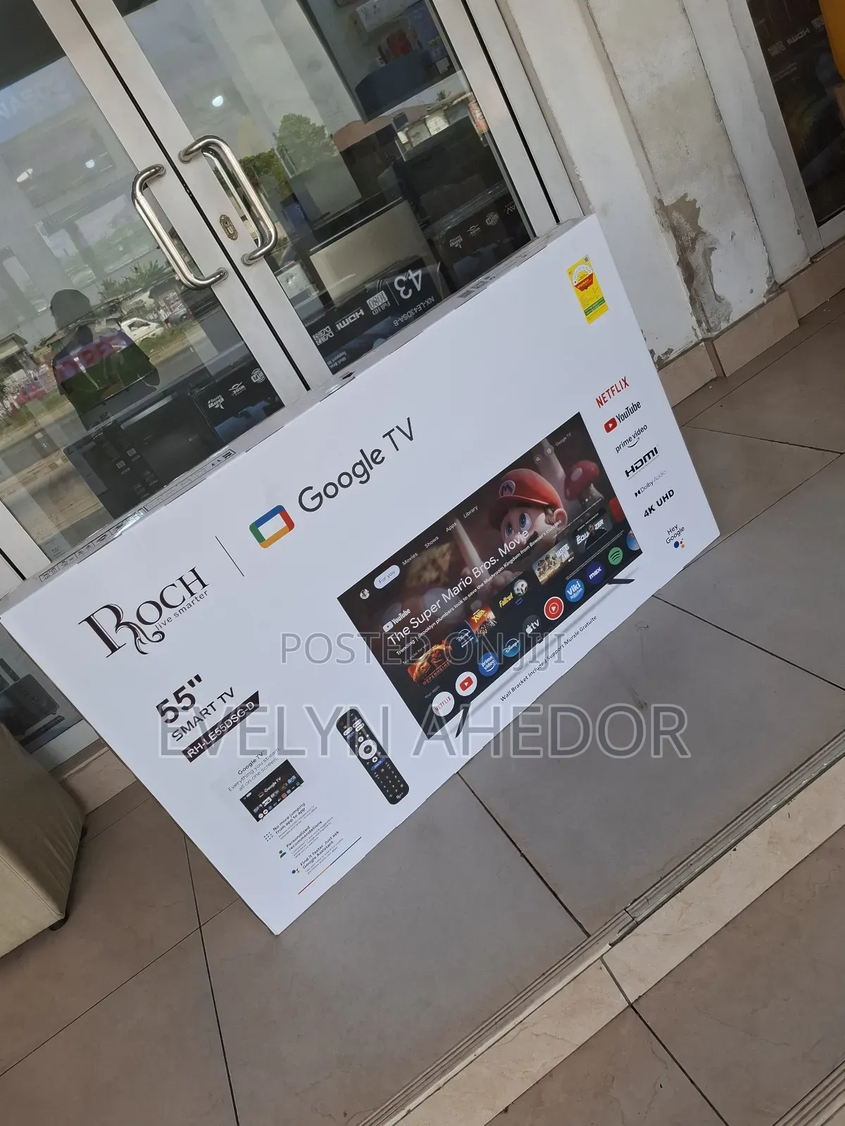 Frameless Tv 55 Inches Roch Brand for Sale