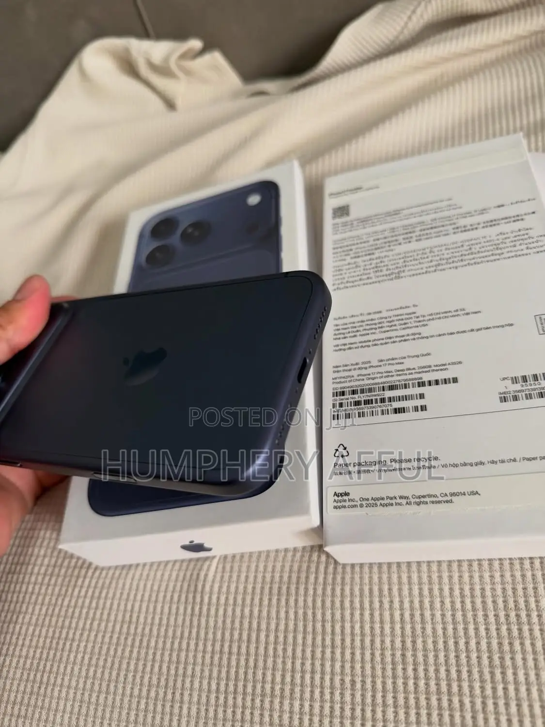 Apple iPhone 17 Pro Max 256 GB Blue
