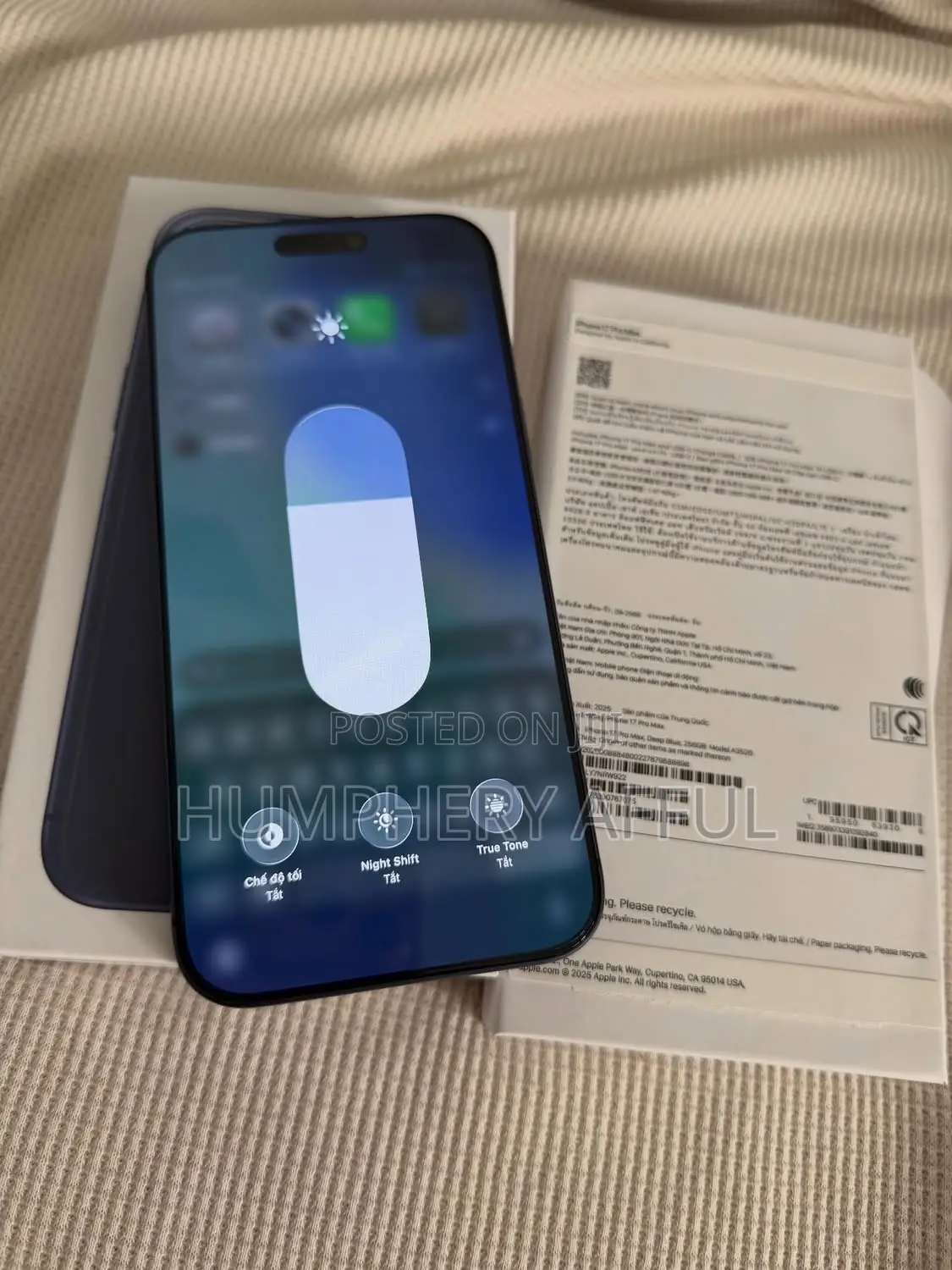 Apple iPhone 17 Pro Max 256 GB Blue