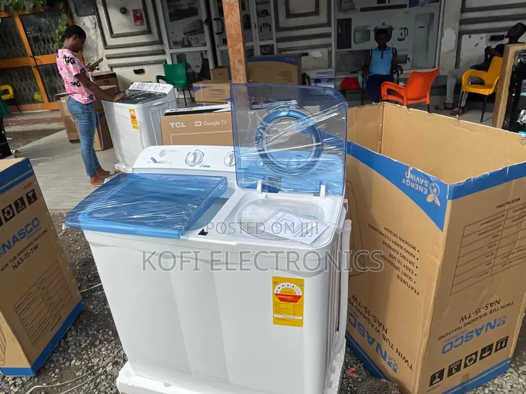 Nasco 15kg Washing Machine Fast Thorough Cleaning