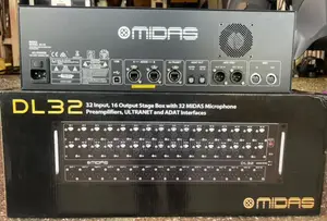 Midas Dl32 32-input / 16-output Stage Box.