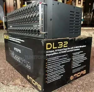 Midas Dl32 32-input / 16-output Stage Box.