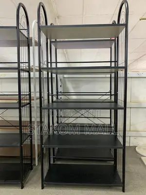 Storage Racks - Brown And Black