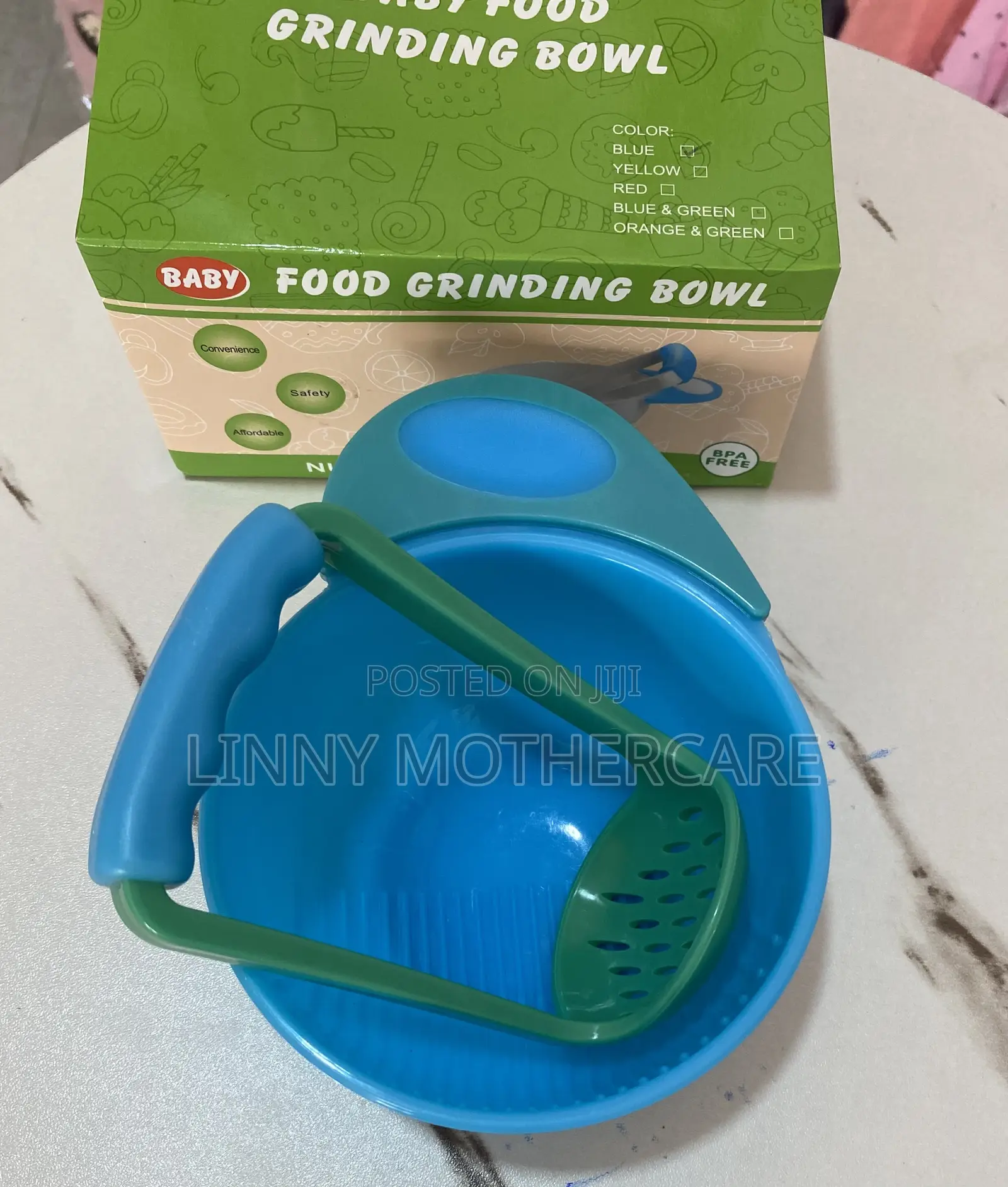 Baby Food Grinding/Mashing Bowl