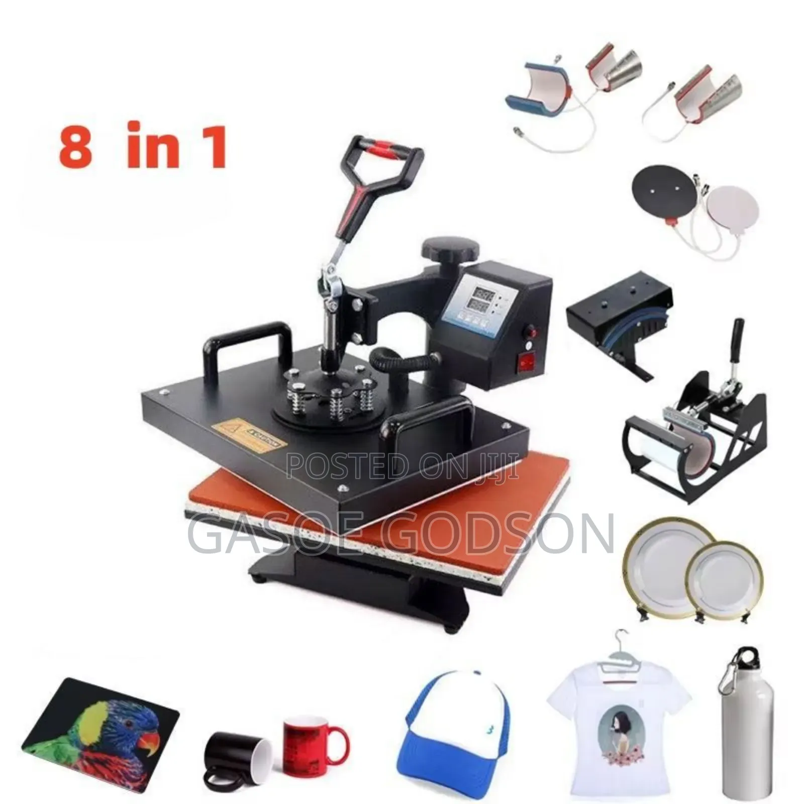 8 In 1 Heat Press Machine