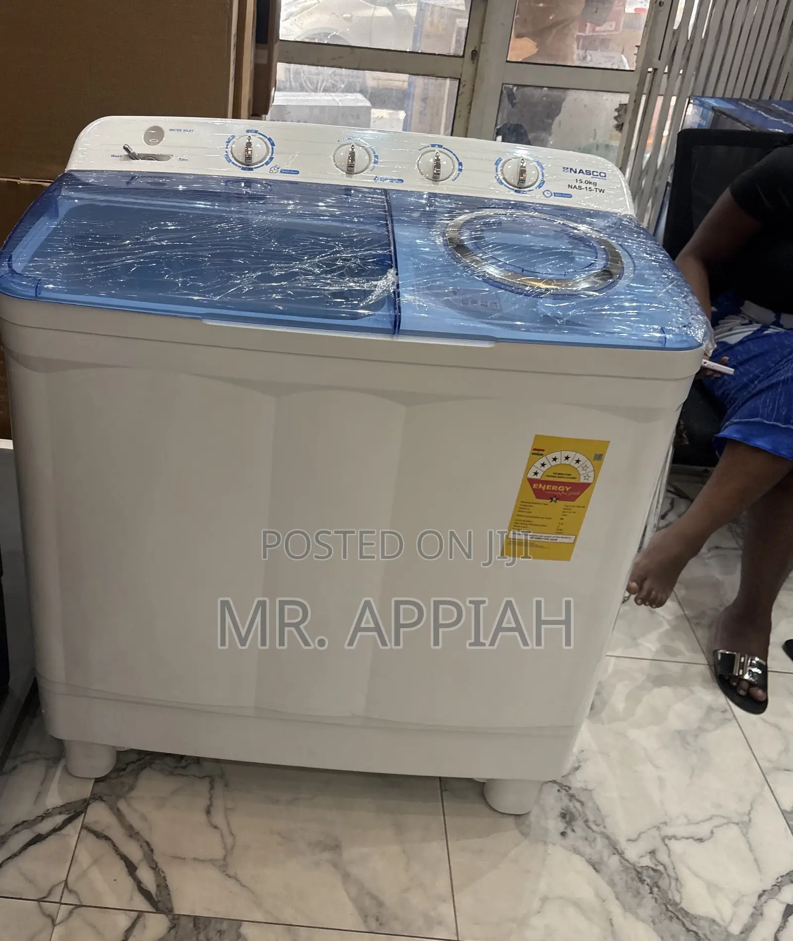 Choose Classic Nasco 15kg Electric Washing Machine 