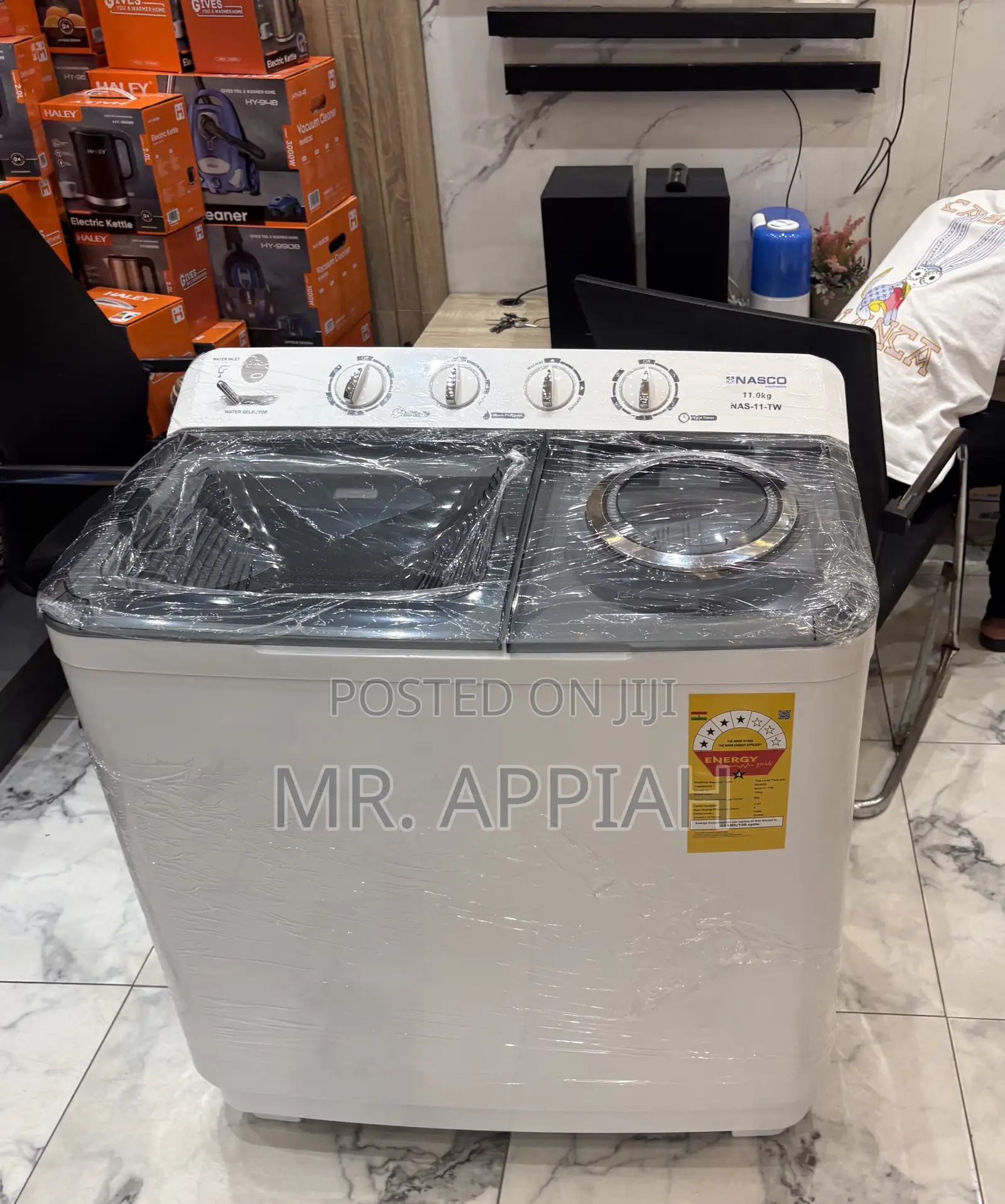 Shop Wonderful Nasco 11kg Washing Machine + Spin Dry.