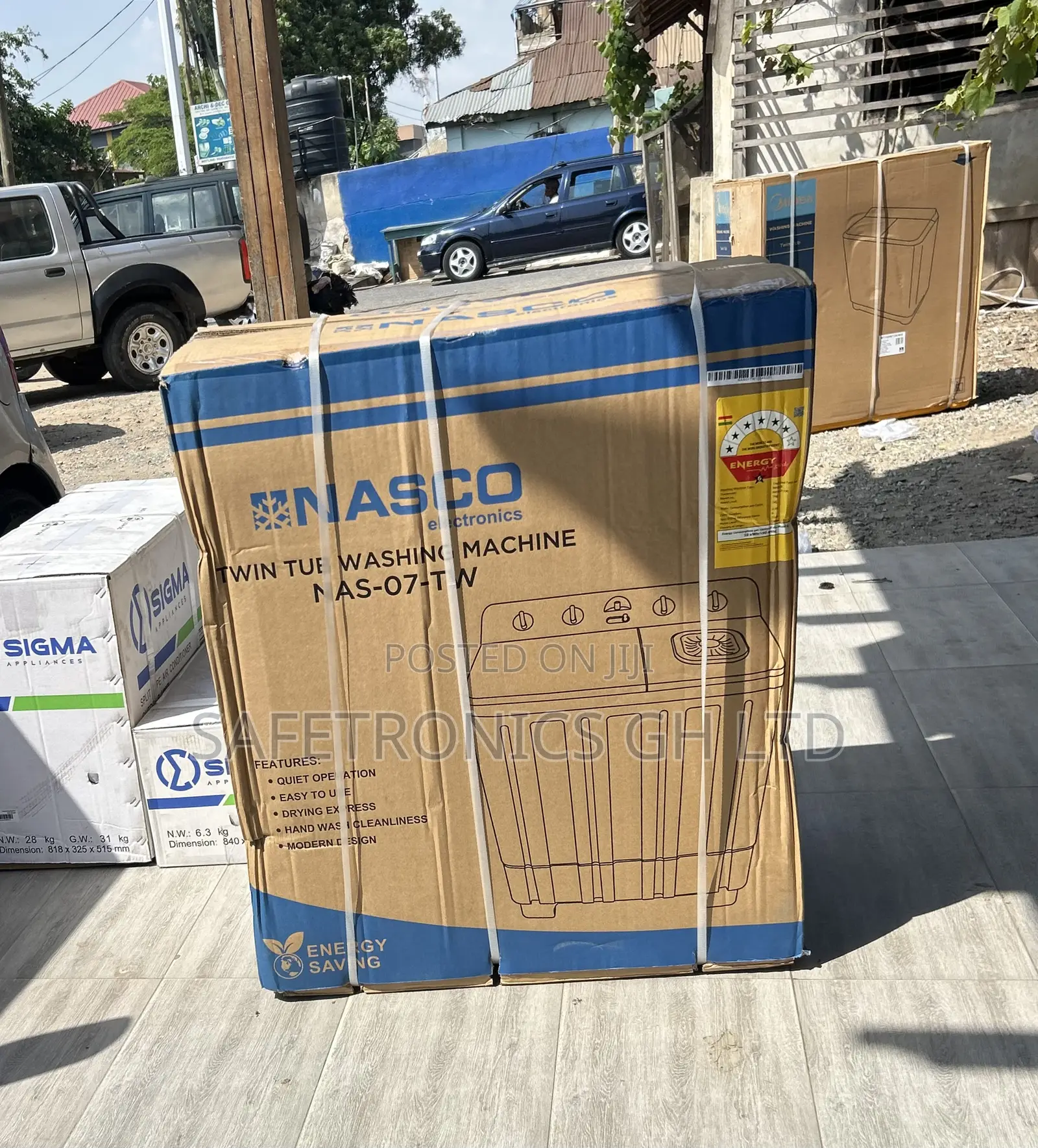 Kindly Order Premium Electric Nasco 7kg Semiautomatic Washer