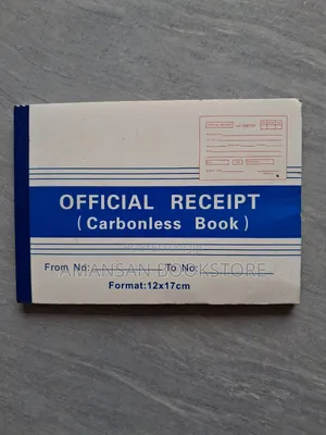 Official Receipt Book