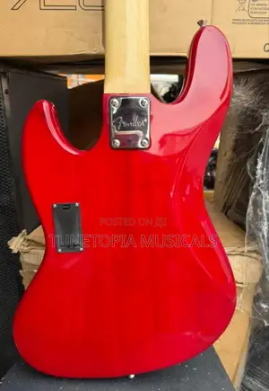 Fender Jazz Active Bass Guitar In A Sunburst Finish.