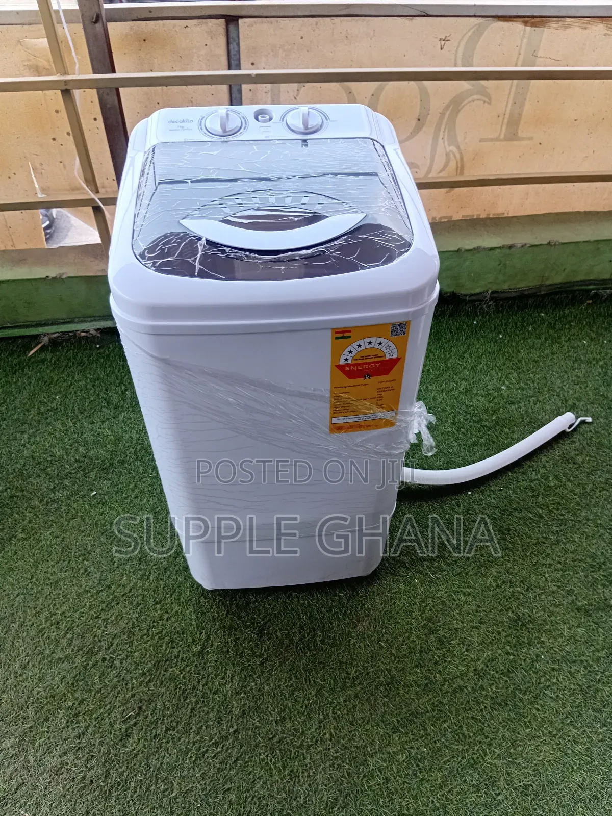 Decakila 7kg Single Tub Washing Machine for Fast Efficient Laundry