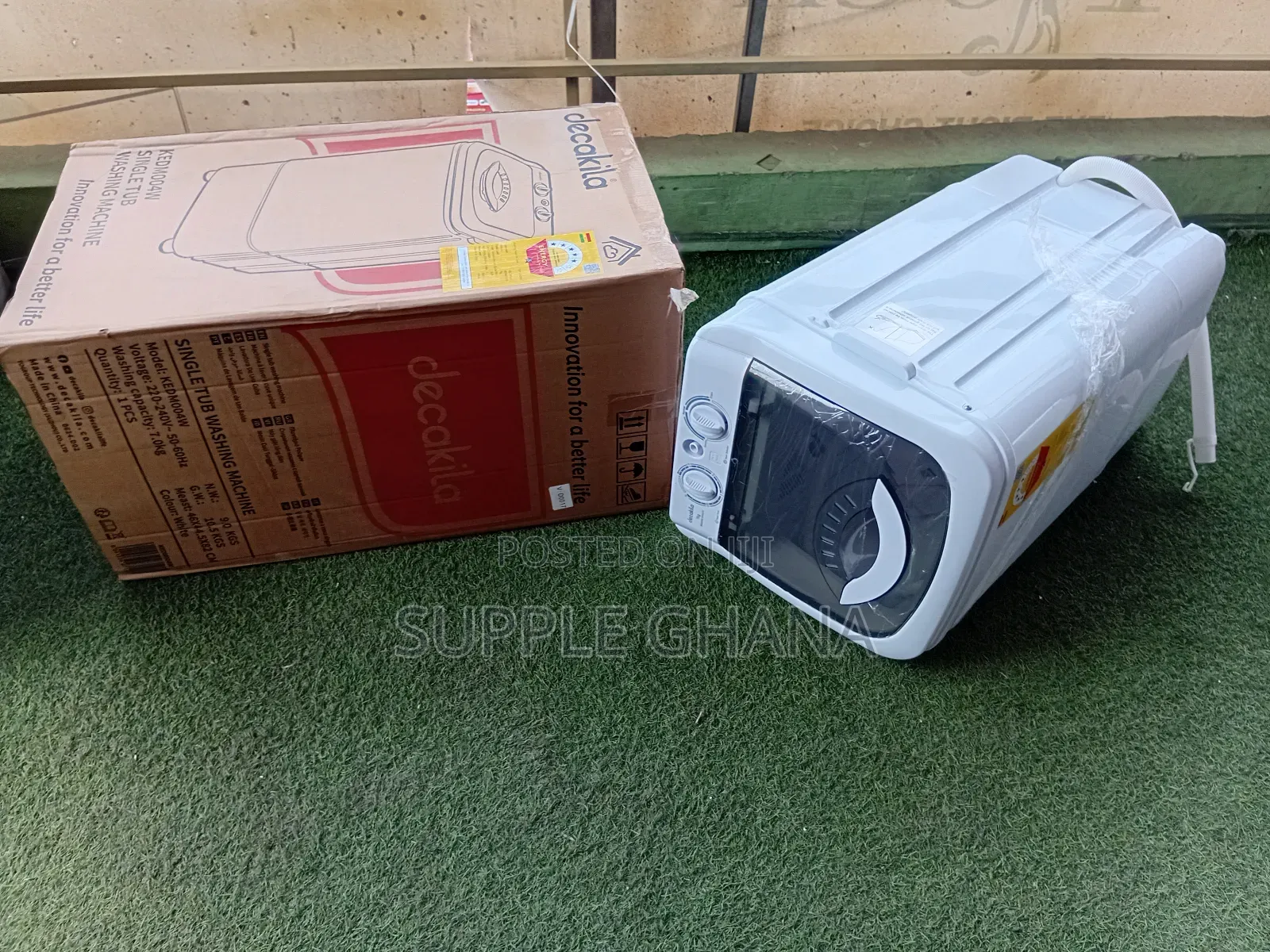 Spaces
Decakila 7kg Top Load Single Tub Washing Machine – Reliable