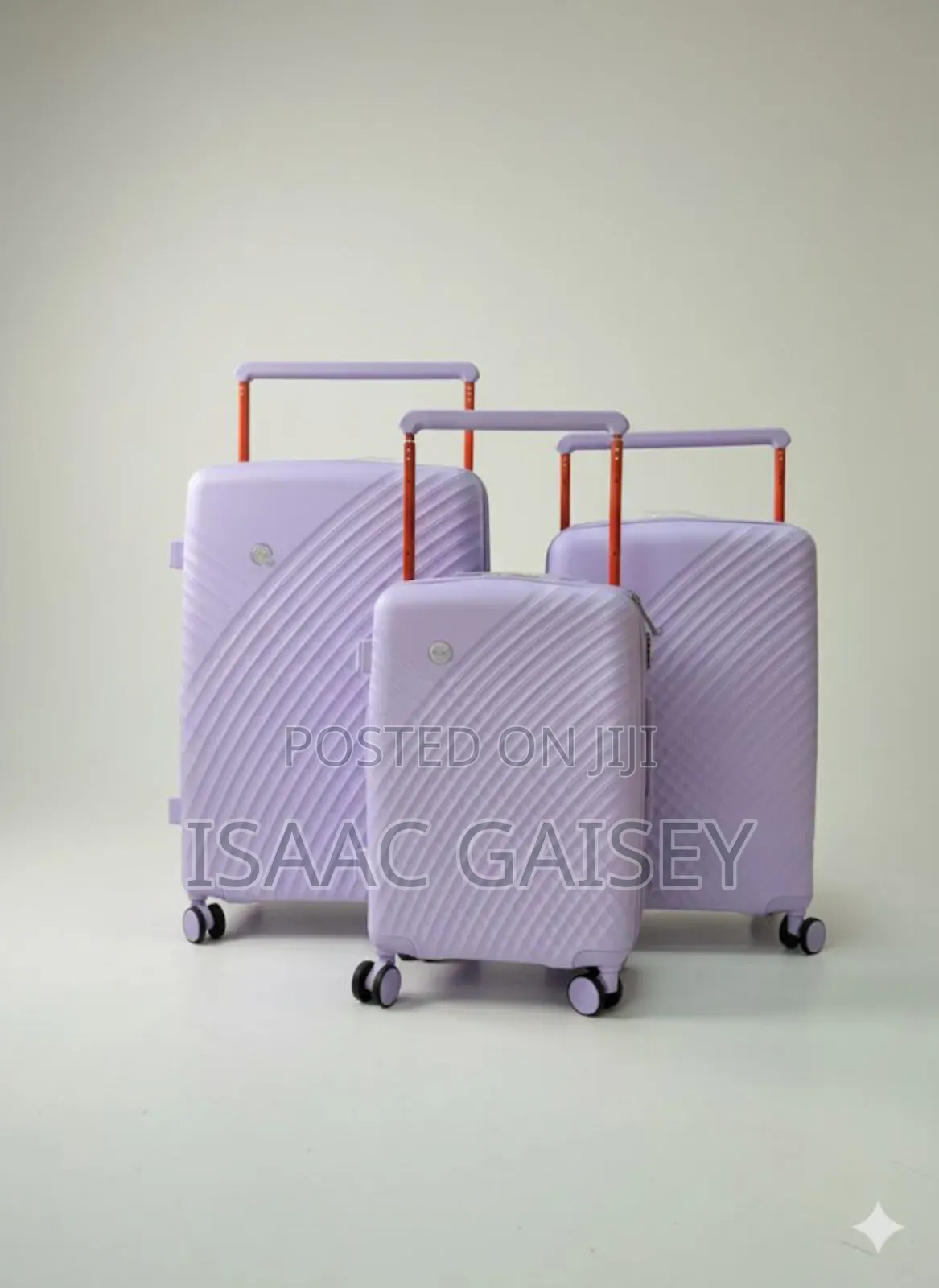 Three Set High Quality Anticrake Luxury Luggages In Different Colors