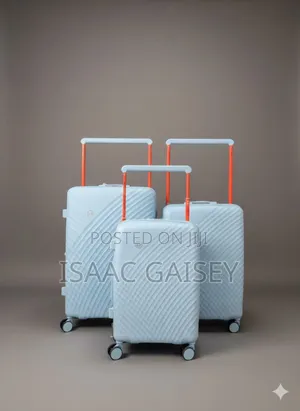 Three Set High Quality Anticrake Luxury Luggages In Different Colors
