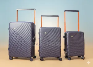 Three Set High Quality Anticrake Luxury Luggages In Different Colors