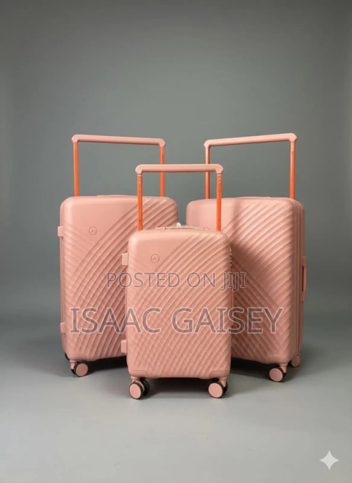Three Set High Quality Anticrake Luxury Luggages In Different Colors