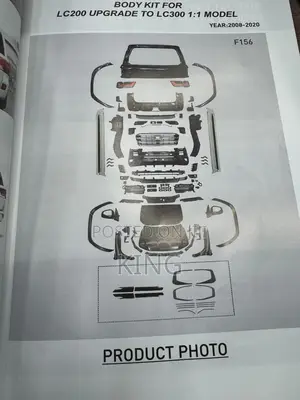 2022 2024 Toyota Land Cruiser Lc300 Face Lift Body Kit