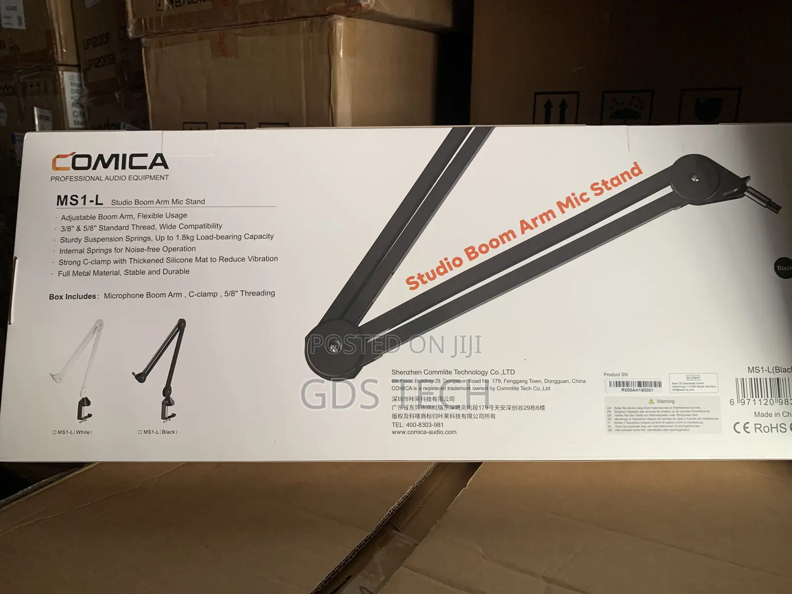 Comica Ms1-I Studio Boom Arm Mic Stand