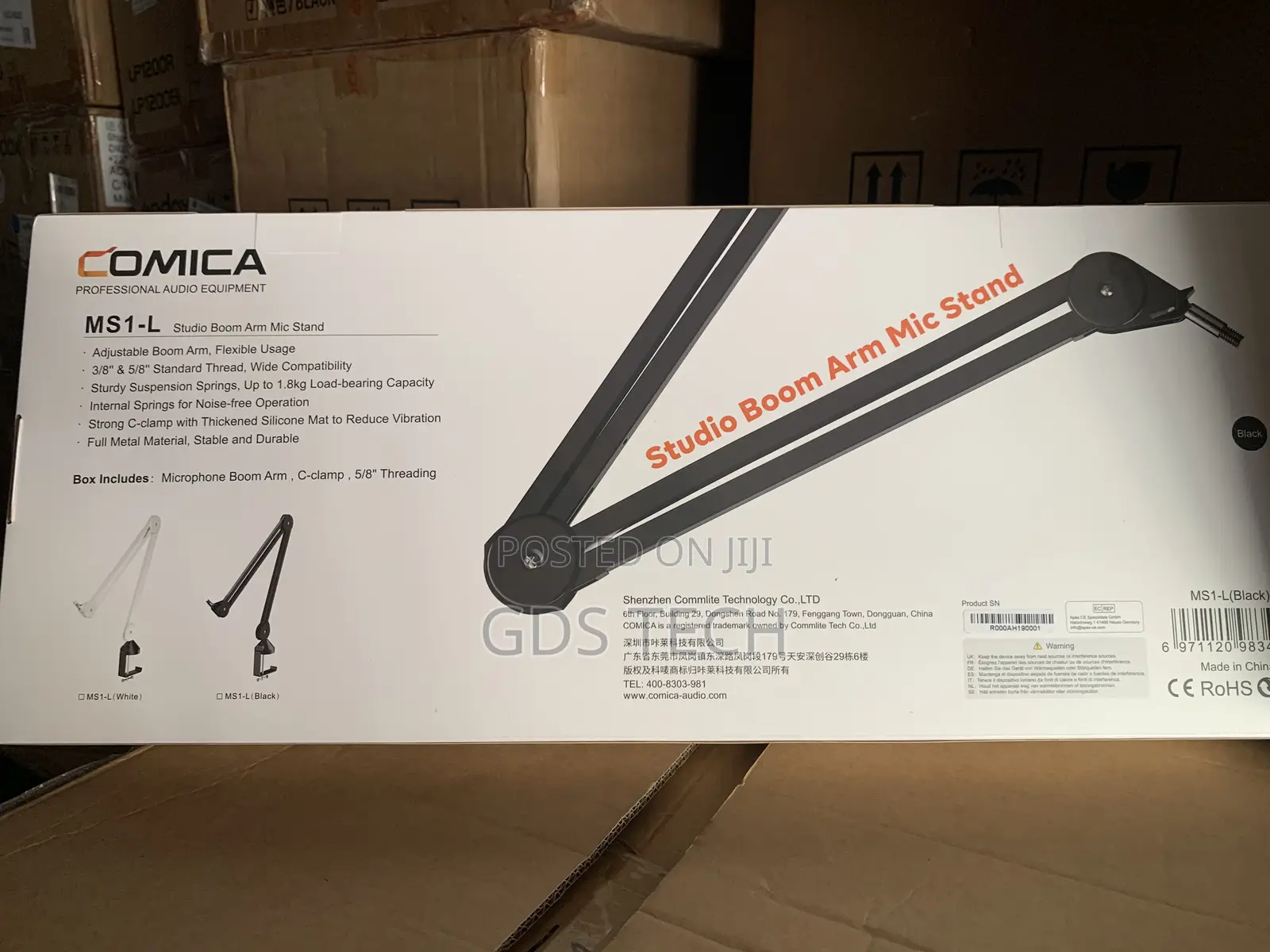 Comica Ms1-I Studio Boom Arm Mic Stand