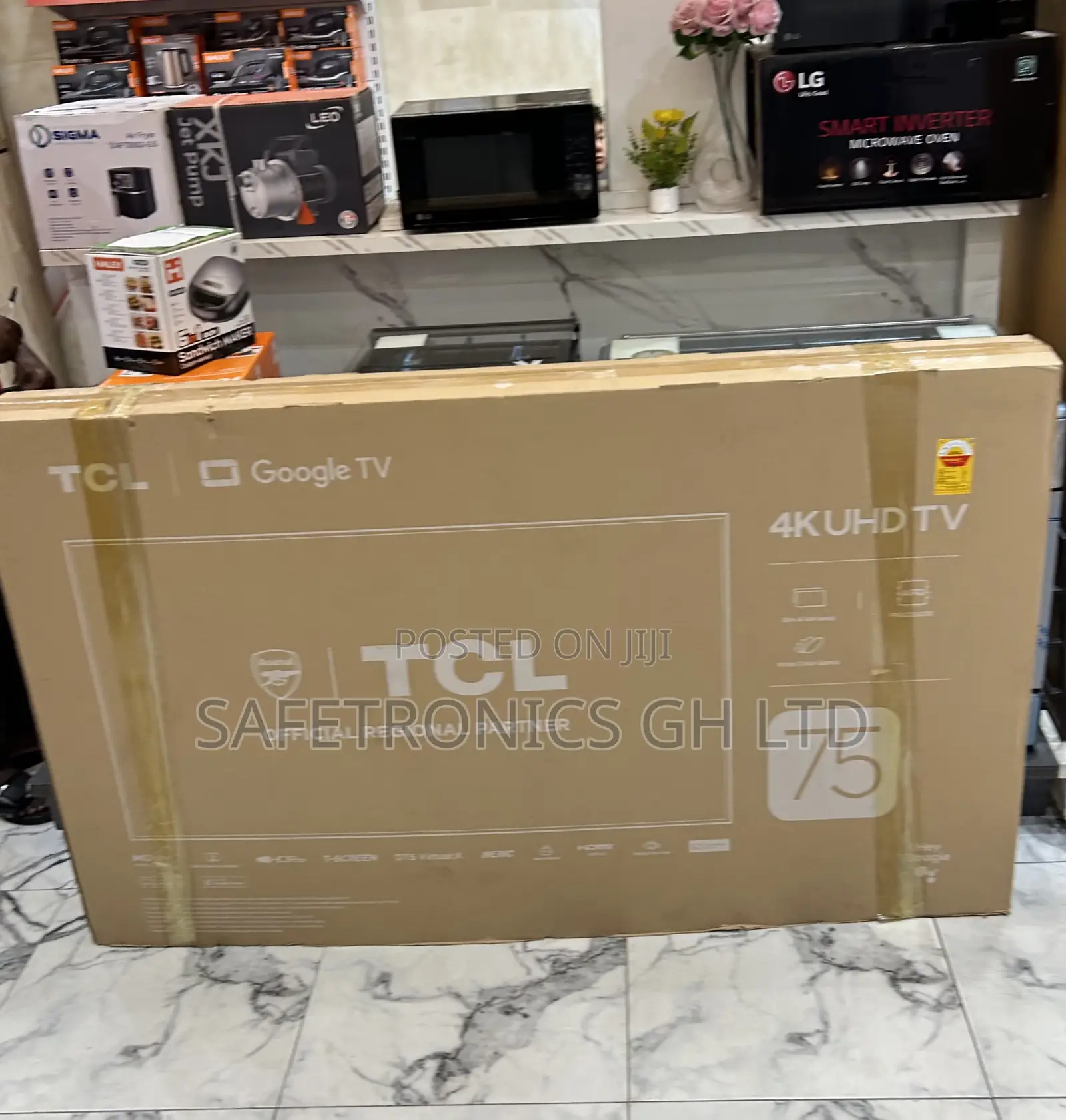 Lastest P755 Uhd Google Smart 75 Inch TCL Android Tv