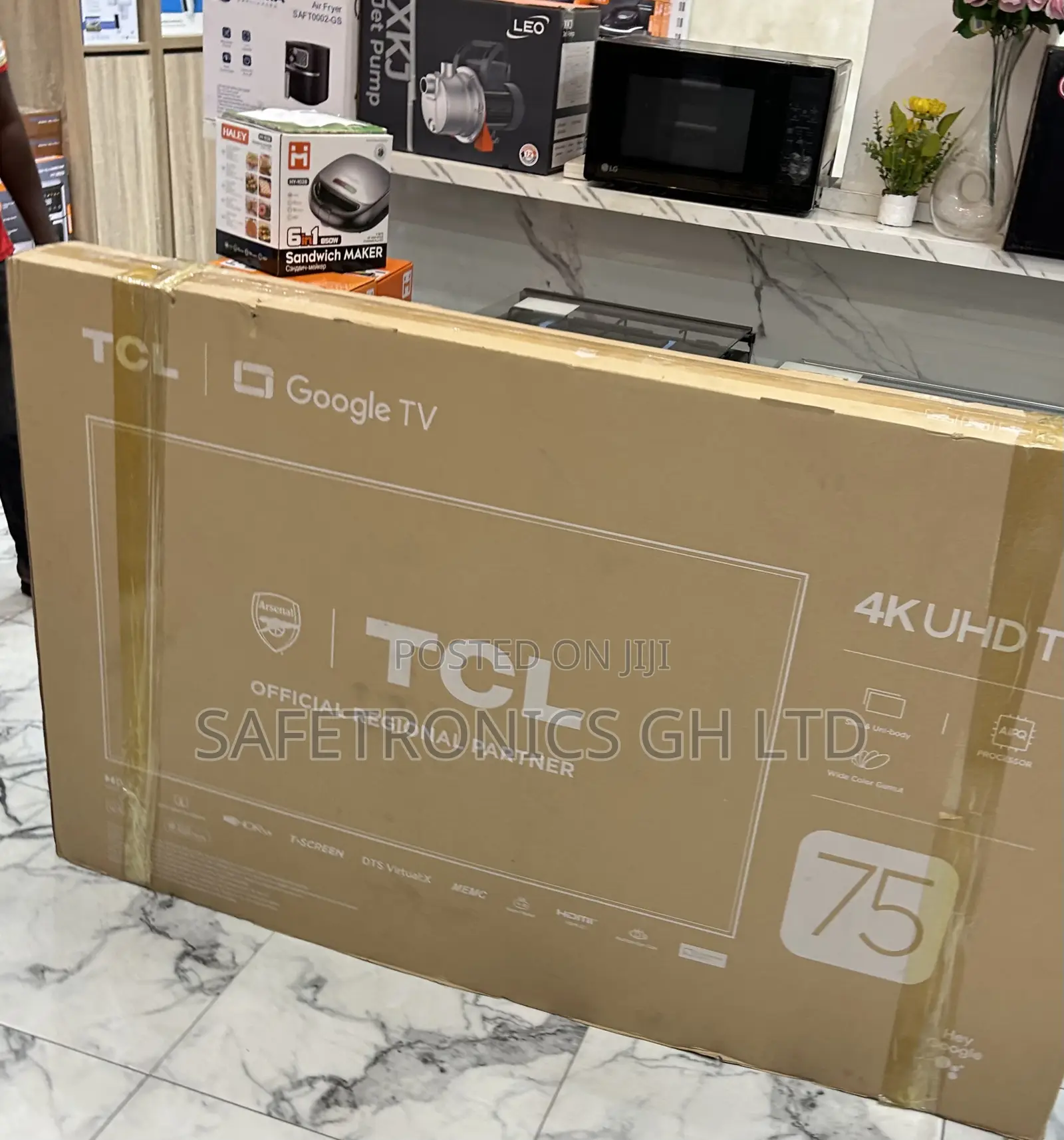 Lastest P755 Uhd Google Smart 75 Inch TCL Android Tv