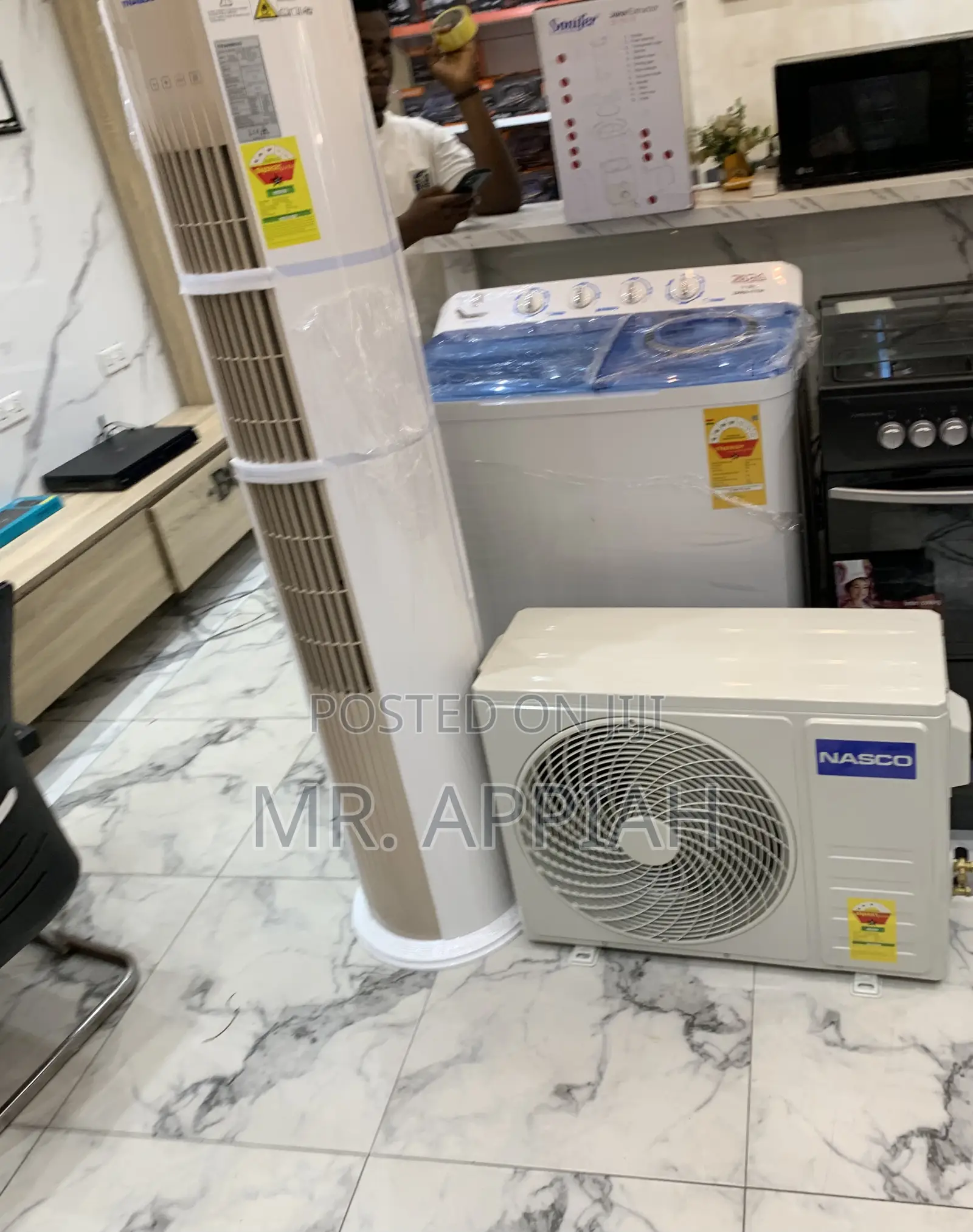 Nasco 2.5hp Floor Standing Air Conditioner(3 Star)White 