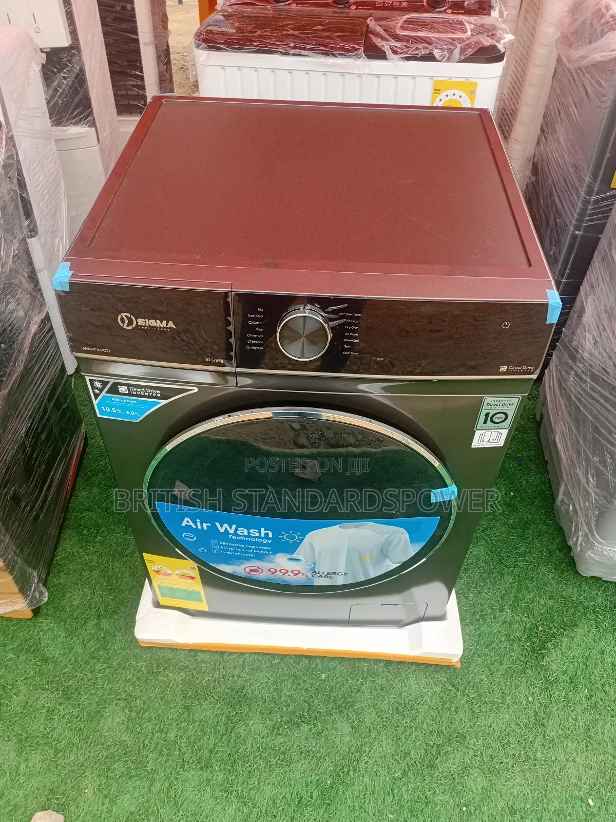 Sigma 10kg Touchscreen Fully Automatic 10kg Front Load Washing Machine