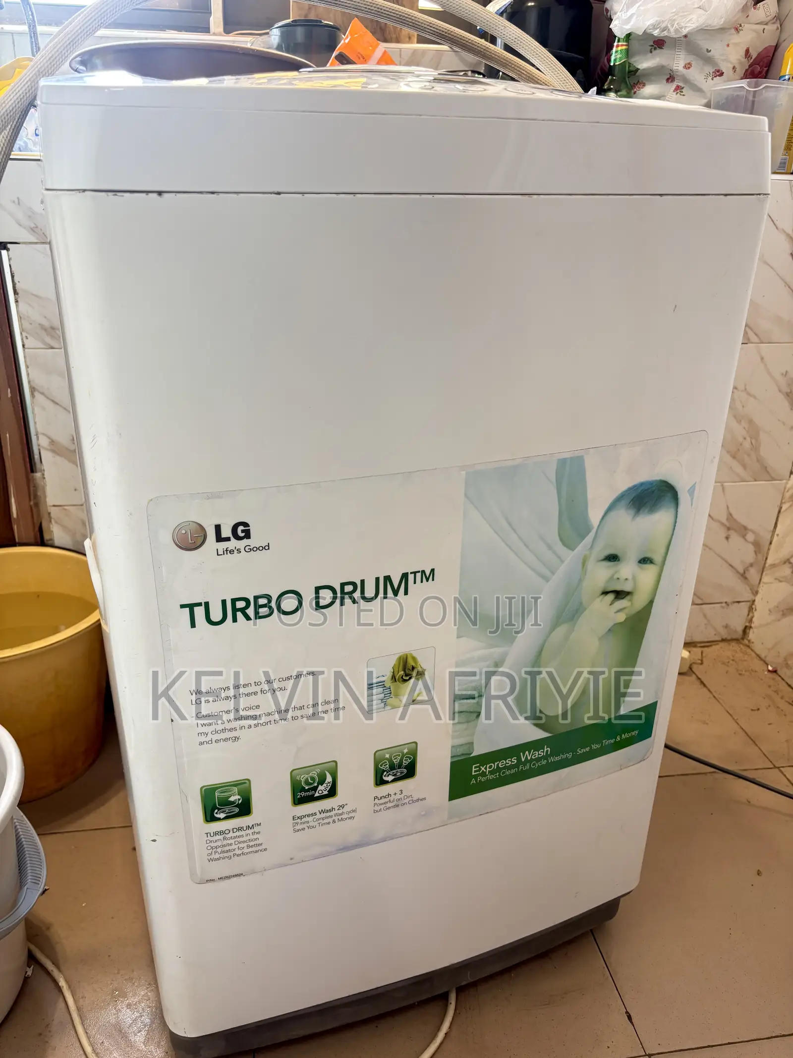 Lg Washing Machine 7.5kg Turbo Drum