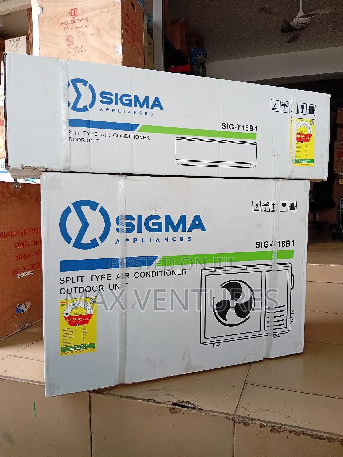 High Performance 2.0hp Sigma Split Ac 2.0hp 18000btu Ac
