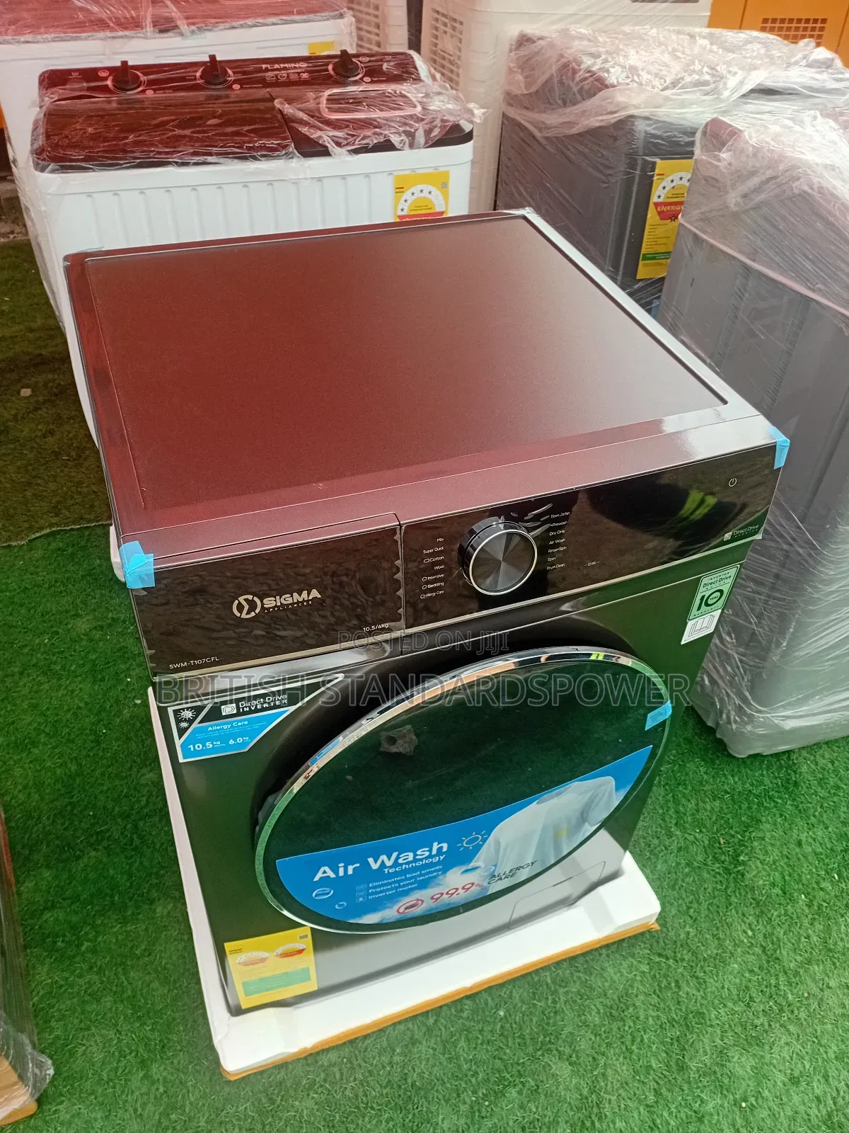 10kg Sigma Easy Wash Front Load 10kg Fully Automatic Washing Machine