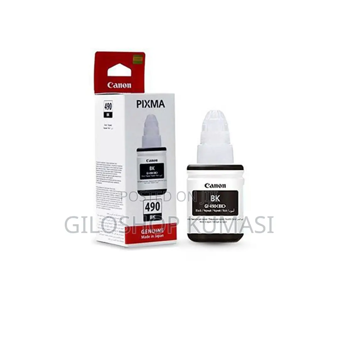 Canon Original Ink Cartridge Gi-490 PGBK Gi490pgbk Black