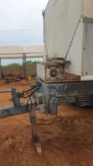 Cement Trailer and Spreader for Road Construction