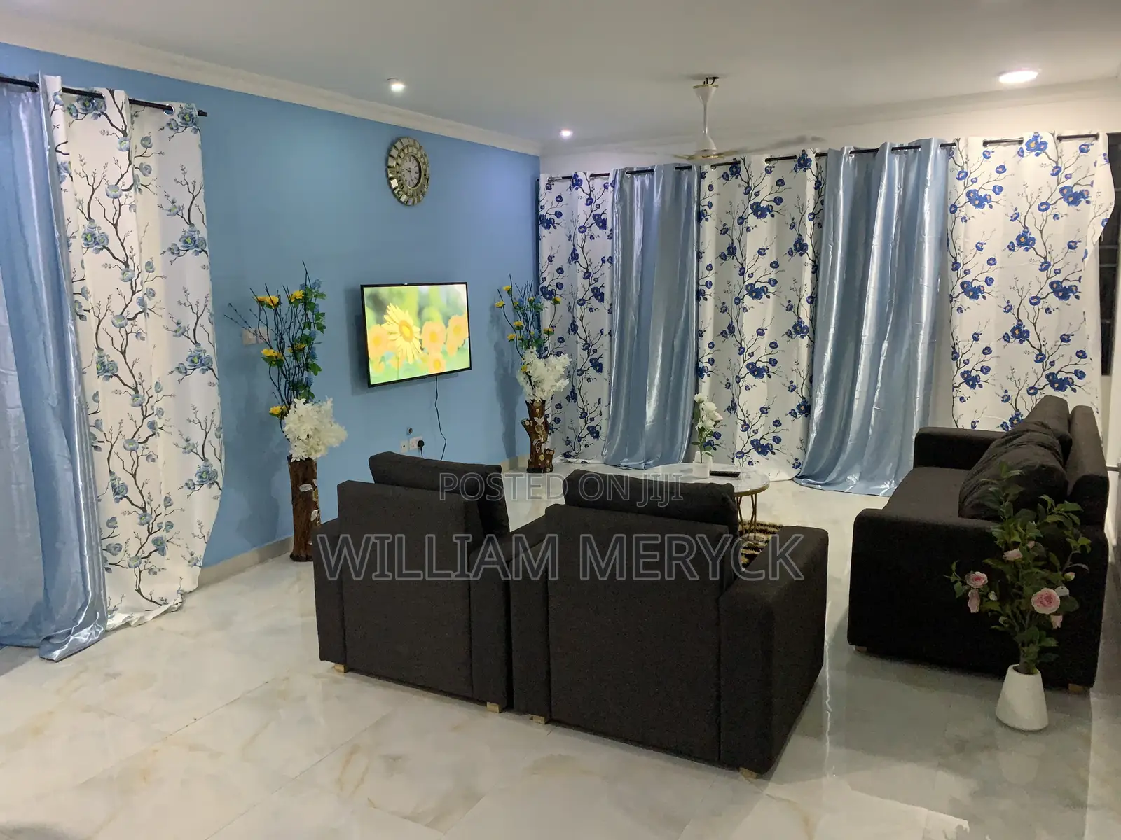 Furnished 2bdrm Apartment in Akweteyman, Market for rent